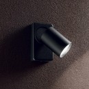 Ideal Lux 229010 stropná a nástenná bodová lampa Rudy 1x35W | GU10 - čierna