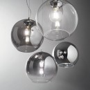 Ideal Lux 250335 závesný stropný luster Nemo 1x60W | E27 - chrómový povrch