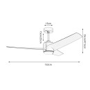 Immax NEO LITE 07280L LED ventilátor s osvetlením BEAUTY  integrovaný LED zdroj