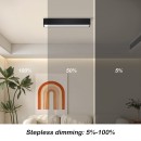 Immax NEO LITE 07254L LED prisadené stropné svietidlo LUNGO  | 20W integrovaný LED zdroj | 1520lm