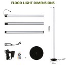 Immax 07776L LED stojacia lampa Ambiente  | 12W integrovaný LED zdroj