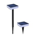 Immax NEO 07911L LED solárne vonkajšie zapichovacie svietidlo SQUARE | 1W integrovaný LED zdroj | 401lm | RGBK