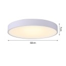 Immax NEO 07206L LED prisadené stropné svietidlo RONDATE | 52W integrovaný LED zdroj