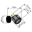 Globo 54357-1B nástenná lampa Indiana 1x40W | E14