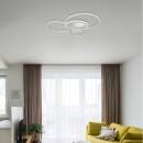 Globo 48466-54A LED prisadené stropné svietidlo INVERTINA  | 54W integrovaný LED zdroj | 2256lm | 2700-6500K