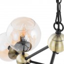 Italux 10293 / 9P závesné stropné svietidlo Rebekka 9x60W | E14