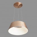 Italux 5356-840RP-GB-3 LED závesné stropné svietidlo Lunga1x40W | 2200L | 3000K - zlatohnedá, biela