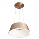 Italux 5356-840RP-GB-3 LED závesné stropné svietidlo Lunga1x40W | 2200L | 3000K - zlatohnedá, biela