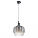 Italux PND-8014-1A-SM závesné stropné svietidlo Sabres 1x60W | E27 - matná čierna, sivá