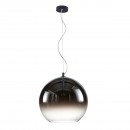 Italux PND-8332-300-CH závesné stropné svietidlo namelieme 1x60W | E27 - chróm, dymové sklo
