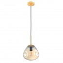 Italux PND-8455-1-CN závesné stropné svietidlo Fellet 1x60W | E27 - zlatá, champagne
