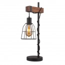 Italux TB-4793-1-L stolové svietidlo Reda 1x40W | E27 - matná čierna