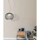 Italux MDM-3842-1 BK Clarisa | 40W E27