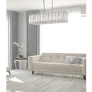 Italux P0465-07B závesné stropné svietidlo Carla 7x42W | G9 | IP20 - chróm, strieborná