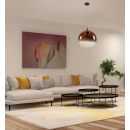 Italux PND-8332-250-CH závesné stropné svietidlo namelieme 1x60W | E27 - chróm