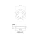 Globo JAYDEN 48032A-24 LED prisadené stropné svietidlo | 24W LED | 710lm | 3000K