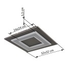 Globo 48033-24 LED prisadené stropné svietidlo JAYDEN  | 24W integrovaný LED zdroj | 680lm | 3000K