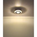 Globo JAYDEN 48042-12W LED prisadené stropné svietidlo | 12W LED | 470lm | 3000+4000+6500K