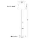 Globo JORIS 40100146 stojacia lampa E27