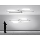 Nástenné a stropné svietidlo Artemide Kao, design by Bruno Houssin, G5 T16, 4x54W, biela