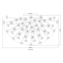 Globo KATRINA 64135D1 LED prisadené stropné svietidlo G9 | 350lm | 3000K