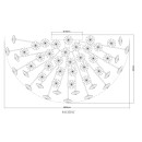 Globo KATRINA 64135D1C LED prisadené stropné svietidlo G9 | 350lm | 3000K