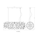 Globo KATRINA 64135H4C LED závesné stropné svietidlo G9 | 350lm | 3000K