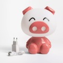 Zuma Line KDR-603B-PK LED stolná lampička Piggy | 3W integrovaný LED zdroj | 40000K