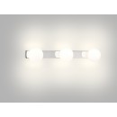 kúpeľňové nástenné svietidlo Philips KVAPKY 3x42W G9 - lesklý chróm