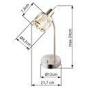 Globo 54356-1T stolná lampička Kris 1x40W | E14