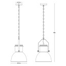 Globo 15282 závesné stropné svietidlo Kutum 1x40W | E27