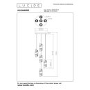 Lucide L134963602 LED závesné stropné svietidlo KLIGANDE  | 5x8W integrovaný LED zdroj | 5x520lm | 2700K