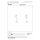 Lucide L275030231 LED vonkajšie stolné svietidlo ANTRIM  | 2,2W integrovaný LED zdroj | 140lm | 2700K