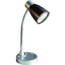 Luce Ambiente Design LDT055ARK-NERO stolná lampička ARC E14 | vypínač | čierna