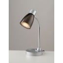 Luce Ambiente Design LDT055ARK-NERO stolná lampička ARC E14 | vypínač | čierna