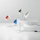 Luce Ambiente Design LDT055ARK-NERO stolná lampička ARC E14 | vypínač | čierna