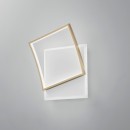 Luce Ambiente Design AYRTON-Q42-ORO LED prisadené stropné svietidlo AYRTON | 42W integrovaný LED zdroj | zlatá