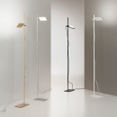 Luce Ambiente Design BOOK-PT-NERO  LED stojacia lampa BOOK | 18W integrovaný LED zdroj | vypínač | čierna