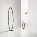 Luce Ambiente Design CLARKE-PT LED stojacia lampa CLARKE | 25W integrovaný LED zdroj | vypínač | čierna