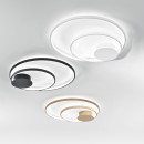 Luce Ambiente Design DIEM-PL-NER LED prisadené stropné svietidlo DIEM | 40W integrovaný LED zdroj | čierna