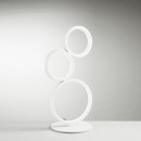 Luce Ambiente Design FREDY-L3 LED stolná lampička FREDY | 15W integrovaný LED zdroj | vypínač | biela