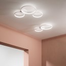 Luce Ambiente Design FREDY-PL2 LED prisadené stropné svietidlo FREDY | 30W integrovaný LED zdroj | biela