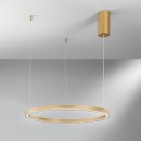 Luce Ambiente Design HOOP-S60-ORO LED závesné stropné svietidlo HOOP | 30W integrovaný LED zdroj | na lanku | zlatá
