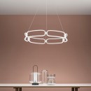 Luce Ambiente Design INFINITY-S80 LED závesné stropné svietidlo INFINITY | 61,50W integrovaný LED zdroj | na lanku | biela