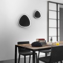 Luce Ambiente Design KLAPTON-PL65-NER LED prisadené stropné svietidlo KLAPTON | 58W integrovaný LED zdroj | čierna