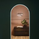 Luce Ambiente Design LIEVE-S-NER LED závesné stropné svietidlo LIEVE | 30W integrovaný LED zdroj | na lanku | čierna