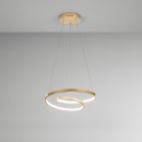 Luce Ambiente Design LIEVE-S-ORO LED závesné stropné svietidlo LIEVE | 30W integrovaný LED zdroj | na lanku | zlatá