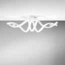 Luce Ambiente Design MYSTRAL-PL LED prisadené stropné svietidlo MYSTRAL | 38W integrovaný LED zdroj | biela