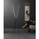 Luce Ambiente Design SHANGHAI-PT3 NERO LED stojacia lampa SHANGHAI | 31W integrovaný LED zdroj | vypínač | čierna