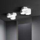 Luce Ambiente Design VORTEX-PL3 LED prisadené stropné svietidlo VORTEX | 36W integrovaný LED zdroj | biela